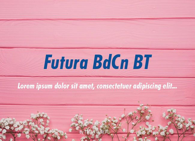Futura BdCn BT example